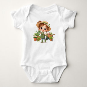 Sonnen Garten Helfer Baby Strampler