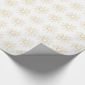 Sonnen Geschenkpapier (Ecke)