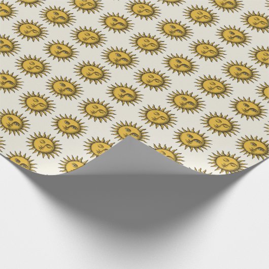Sonnen Geschenkpapier (Ecke)