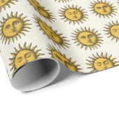 Sonnen Geschenkpapier (Rolleneckpunkt)