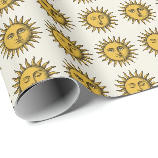 Sonnen Geschenkpapier (Rolleneckpunkt)