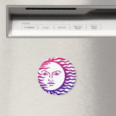 Sonnen Gesicht Magnet (In Situ (Geschirrspüler))