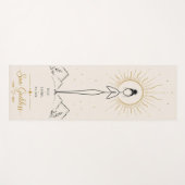 Sonnen-Göttin Boho-Yogamatte Yogamatte (Vorderseite (Horizontal))