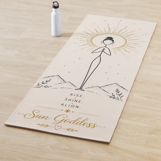 Sonnen-Göttin Boho-Yogamatte Yogamatte (Beispiel)