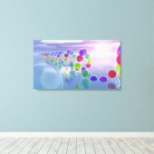 Sonnen in ihren Kursen Canvas Print Leinwanddruck (Insitu (Holzboden))