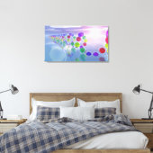Sonnen in ihren Kursen Canvas Print Leinwanddruck (Insitu (Schlafzimmer))