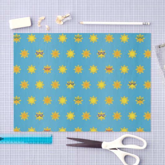 Sonnen in Schatten Seidenpapier (Handwerk)