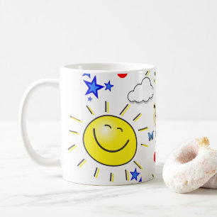 Sonnen Kuh Sterne Tasse