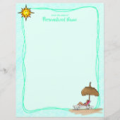 Sonnen-, Sand- und Serenity-Papier (Vorderseite)