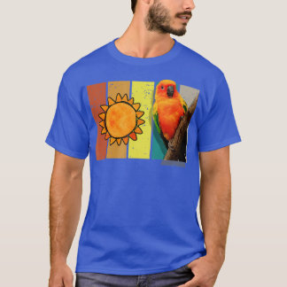 Sonnen-Sittich-Papagei-Vogel-Männer-Frauen-Kinder T-Shirt