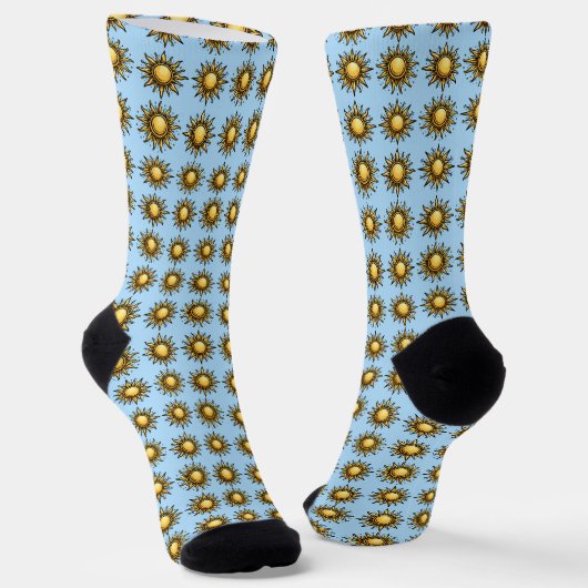 Sonnen Socken (Gewinkelt)