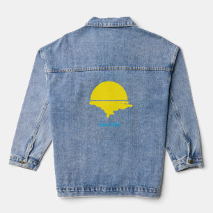 Sonnen Sommerpause  Jeansjacke