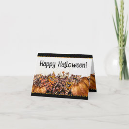 SONNEN! SONNENSCHEIN! GLÜCKLICH HALLOWEEN! : DANKESKARTE