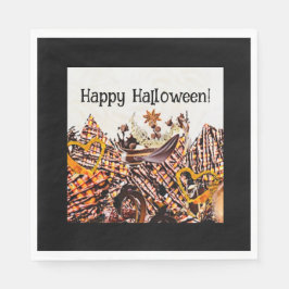 SONNEN! SONNENSCHEIN! GLÜCKLICH HALLOWEEN! : SERVIETTE