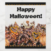 SONNEN! SONNENSCHEIN! GLÜCKLICH HALLOWEEN! : WEINETIKETT (Einzelnes Label)