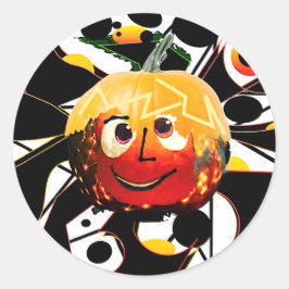 SONNEN! SONNENSCHEIN! :) SPOOKY HALOWEEN PUMPKIN S RUNDER AUFKLEBER