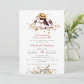 Sonnen-Special auf dem Weg Sonnendusche Einladung (Stehend Vorderseite)