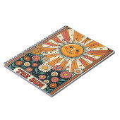Sonnen-Tarot-Notizbuch, Boho-Sonnen-Journal Notizblock (Linke Seite)