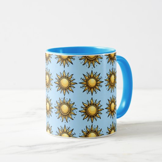 Sonnen Tasse (VorderseiteRechts)