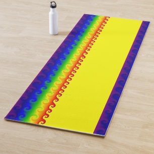 Sonnen- und Meer-Yogamatte, 183 cm x 61 cm, 0,64 c Yogamatte