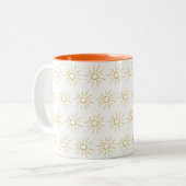 Sonnen Zweifarbige Tasse (Vorderseite Links)