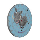 Sonnenafrikanische Warthos-Schwein-Cartoon-Illustr Dartscheibe (Vorderseite Links)