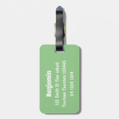 Sonnenafrikanische Warthos-Schwein-Cartoon-Illustr Gepäckanhänger (Rückseite vertikal)