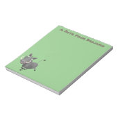 Sonnenafrikanische Warthos-Schwein-Cartoon-Illustr Notizblock (Rotiert)