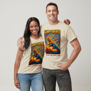 Sonnenagamen-Echsen-Kunst T-Shirt