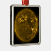Sonnenaktivität 4 silbernes ornament (Rechts)