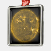 Sonnenaktivität 4 silbernes ornament (Links)