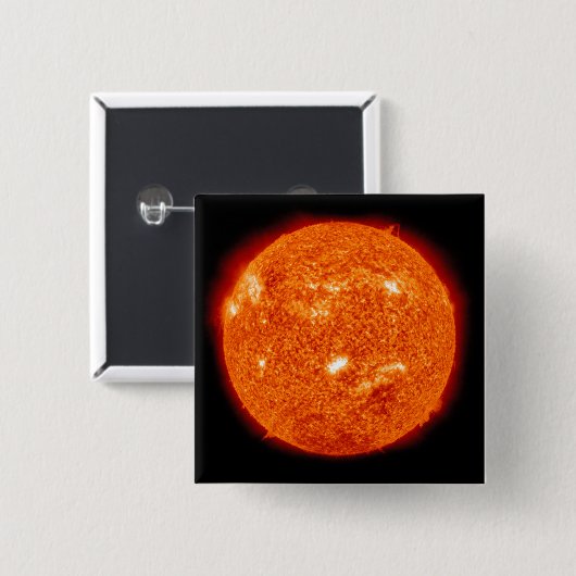Sonnenaktivität auf der Sonne 2 Button (Vorne & Hinten)