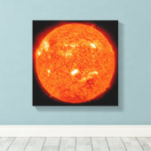 Sonnenaktivität auf der Sonne 2 Leinwanddruck (Insitu (Holzboden))