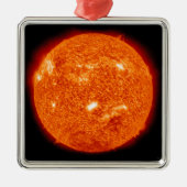Sonnenaktivität auf der Sonne 2 Ornament Aus Metall (Vorne)