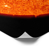 Sonnenaktivität auf der Sonne 2 Poster (Ecke)