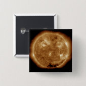 Sonnenaktivität auf der Sonne 5 Button (Vorne & Hinten)