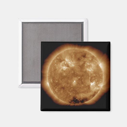 Sonnenaktivität auf der Sonne 5 Magnet (Vorderseite/Rückseite)