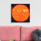 Sonnenaktivität Leinwanddruck (Insitu (Wohnzimmer))