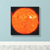 Sonnenaktivität Leinwanddruck (Insitu (Holzboden))