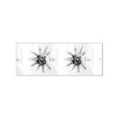 Sonnenanbeter auf blauem Thunder_Cove Gummistempel (Stempel)