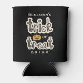 Sonnenanbeter Halloween Party Trick oder Treat Dri Dosenkühler (Vorderseite)