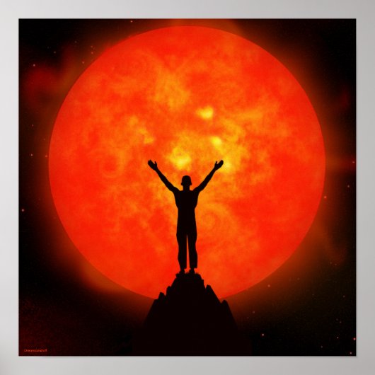 Sonnenanbetung Poster (Vorne)