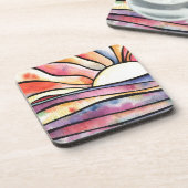 SONNENANLAGE AM MEER UNTERSETZER (Linke Seite)