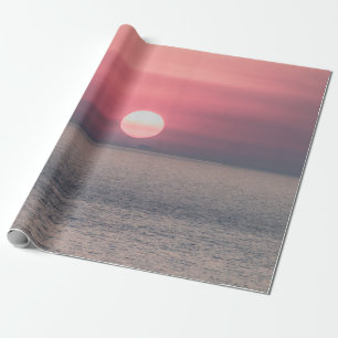 SONNENANLAGE AUF OCEAN HORIZON GESCHENKPAPIER
