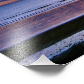 SONNENANLAGE ÜBER DEM MEER FOTODRUCK (Ecke)