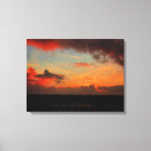 SONNENANLAGE ÜBER DEM MEER LEINWANDDRUCK (Vorderseite)