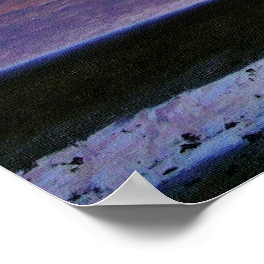 SONNENANLAGE ÜBER DEM MEER POSTER (Ecke)