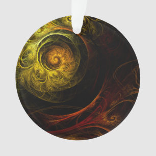 Sonnenaufgang Abstrakte Art Akrylkreislauf Ornament