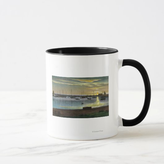 Sonnenaufgang am Alten Hafen Tasse (Rechts)