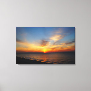 Sonnenaufgang am Atlantik Leinwanddruck